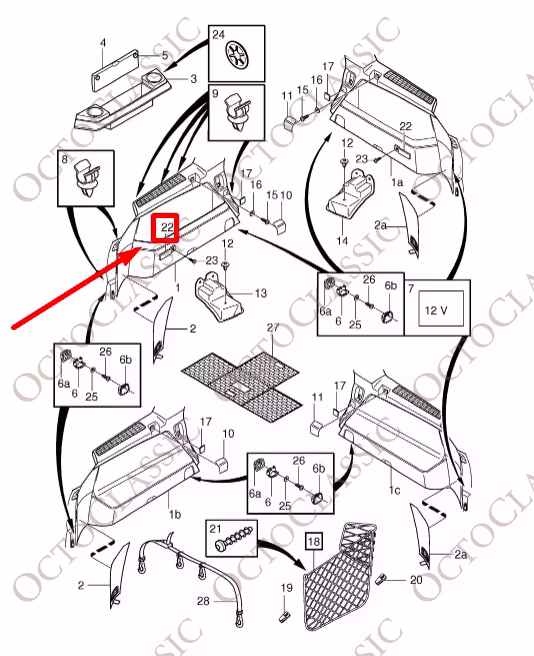 Osłona paska bezpieczeństwa Volvo XC90 Wszystkie kolory 39989040