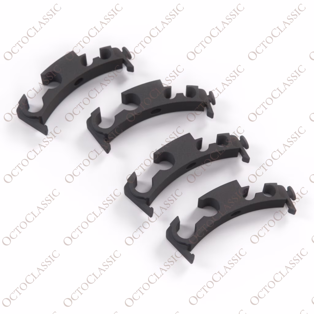 Ford Cosworth Sierra Sapphire Clip di fissaggio del tubo del carburante Set di 4 Nero 6110209