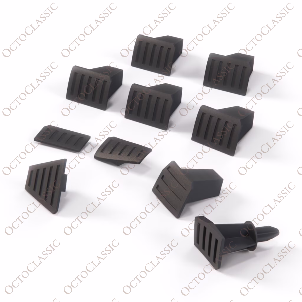 Jaguar XK8 XKR Türverkleidungs-Reparaturhalterung / Cliphalterung, 10er-Set, links oder rechts, schwarz, BK6243DAA, ML6247DAA, BK6235DAA, BK6237DAA, BK6241/1DAA, BK6239DAA