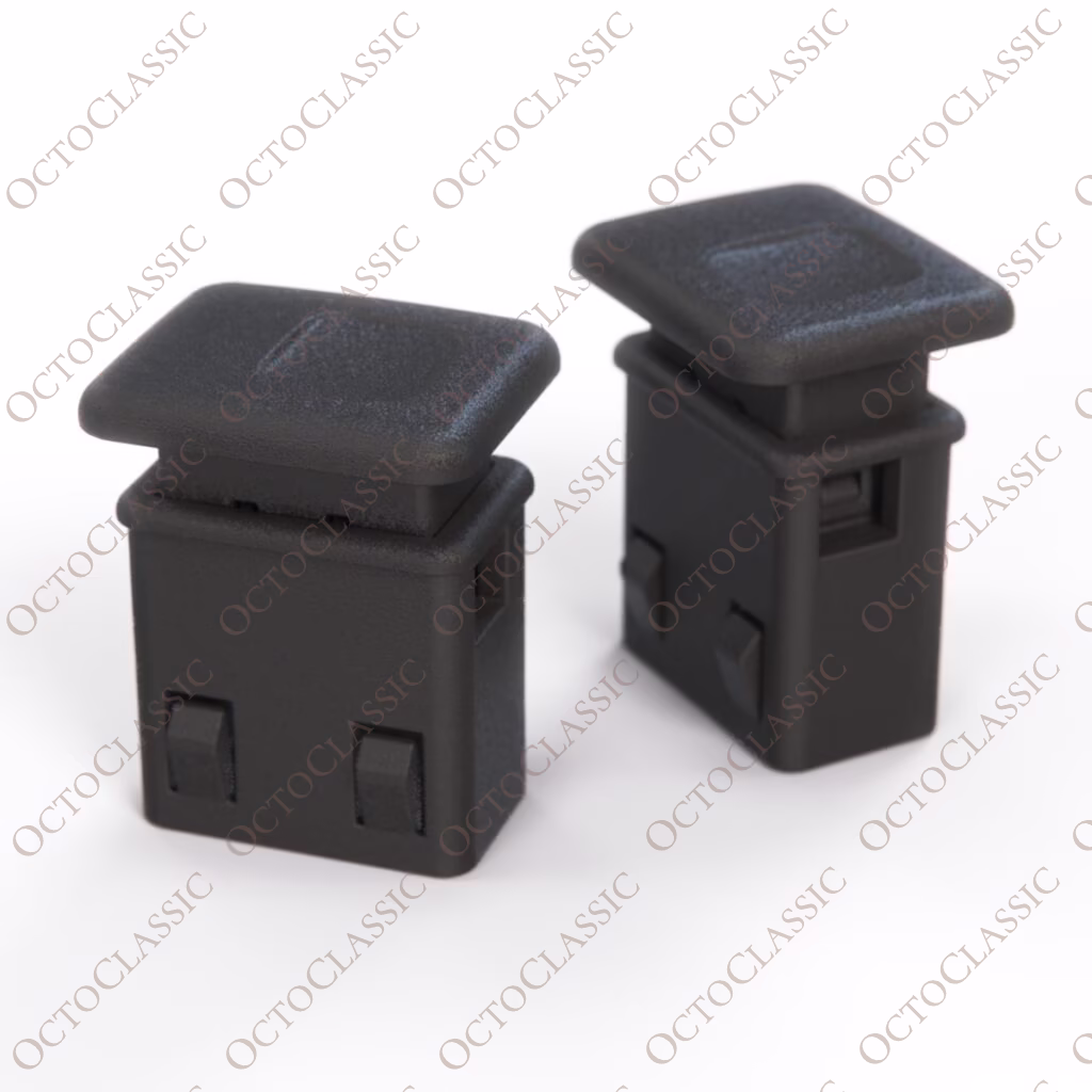 estaw 2 osłon rolet Range Rover Classic w kolorze czarnym AMR3605
