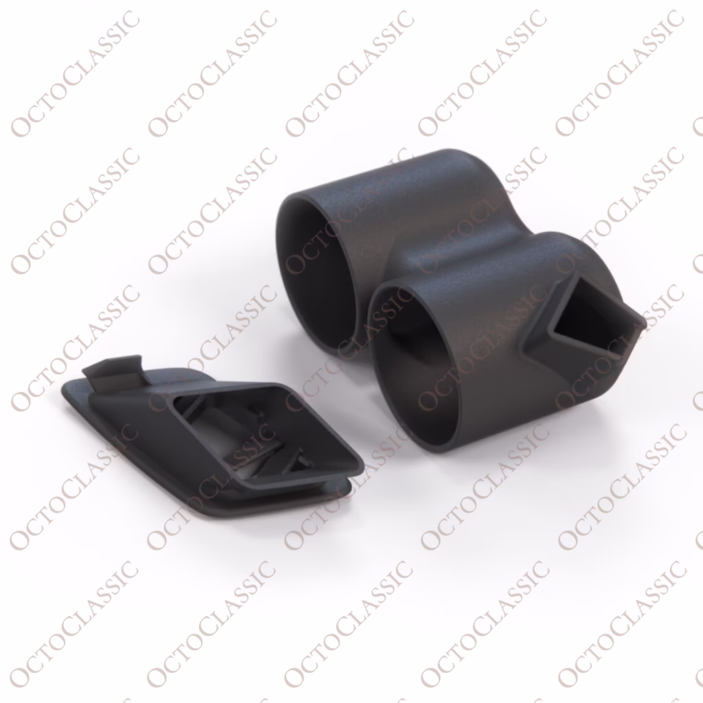 Portastrumento dedicato Mitsubishi Lancer EVO Lancer LHD Nero