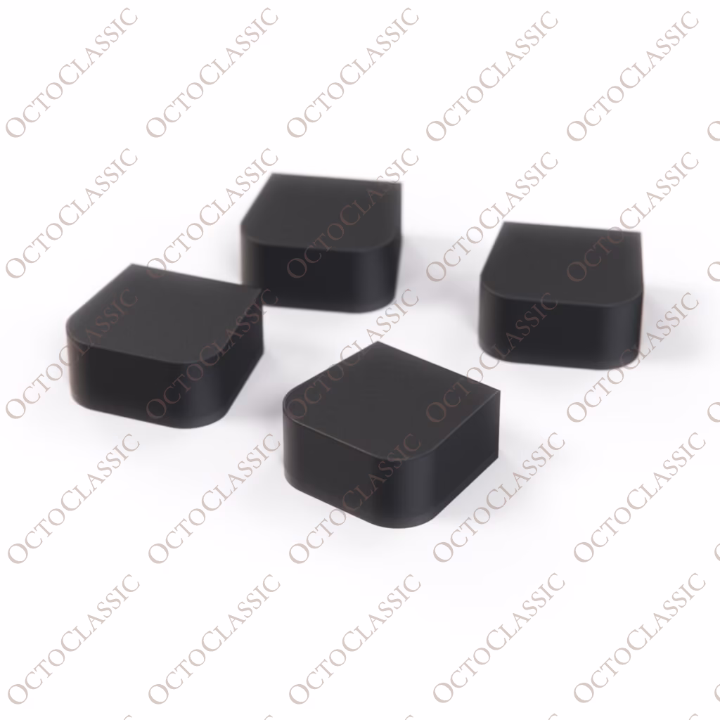 BMW M1 114 E12 E21 E23 E24 E26 E28 E9 Türschlosspuffer 4er Set Schwarz 51211809735