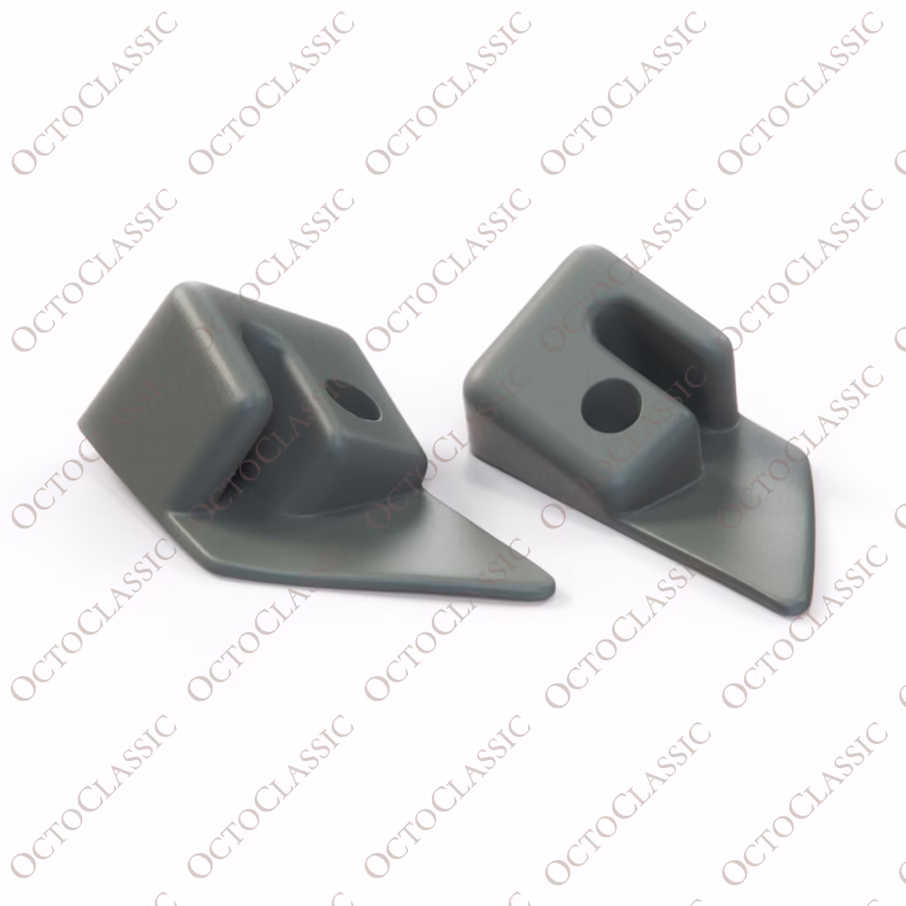 Ford Sierra Laderaumabdeckungshalter, 2er-Set, schwarz oder grau, 6461958 & 6461957