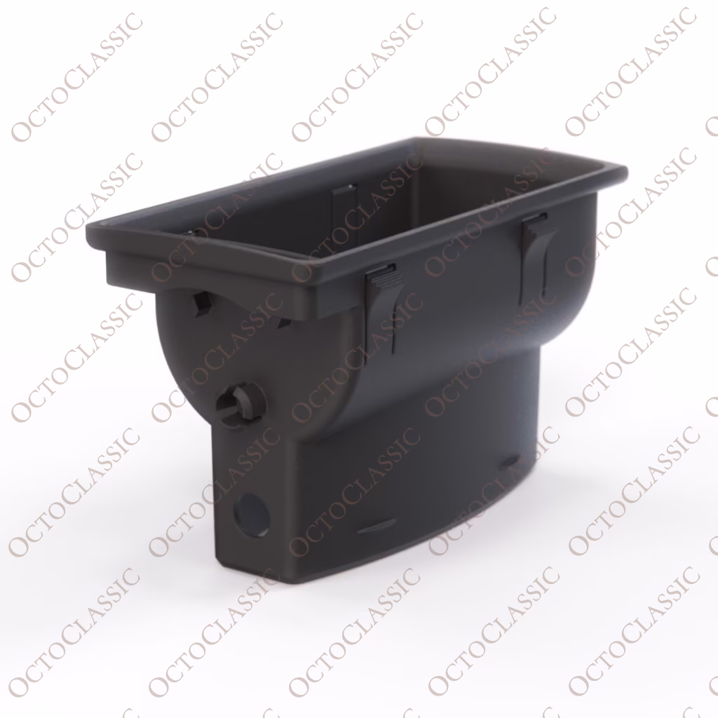 Mercedes W201 Panel lateral del salpicadero Cubierta de descongelación LHD o RHD Negro A2018301354 / A2018301254