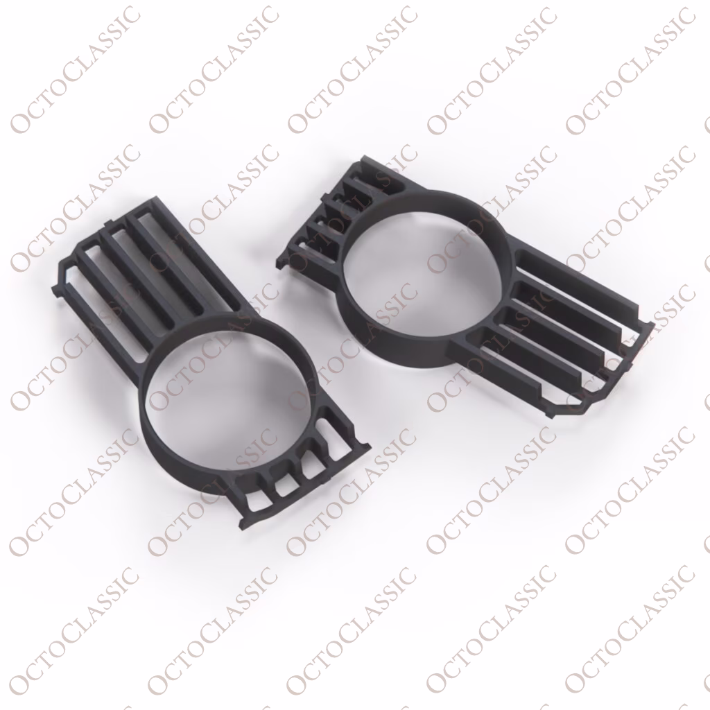 Volkswagen Golf MK6 Instrumentenhalter 52 mm Mittelheizung Auspuff LHD oder RHD Schwarz