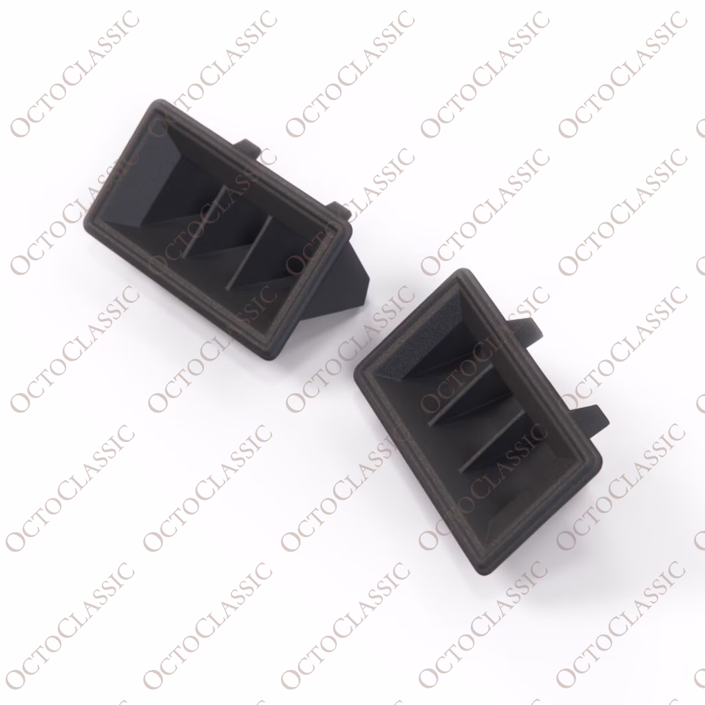 VW Passat Quantum Santana Air Vent Nozzles Set Of 2 Left And Right Black 321819705F & 321819706D