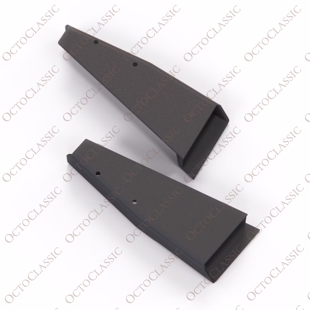 Saab 96 B Pillar Bottom Door Trim Cover Set of 2 Left And Right Black
