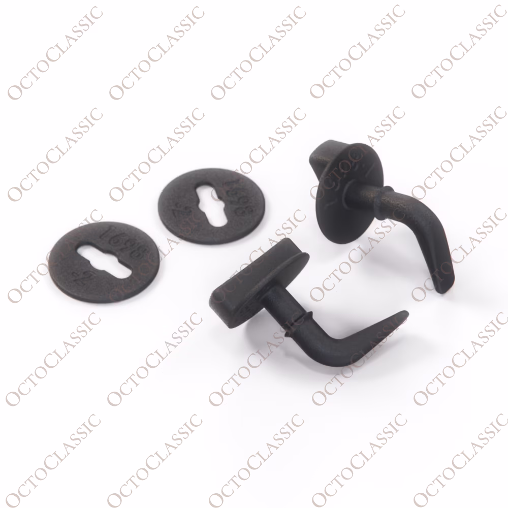BMW E23 E24 Trunk Trim Panel Lock Set Of 2 Black 51471872820