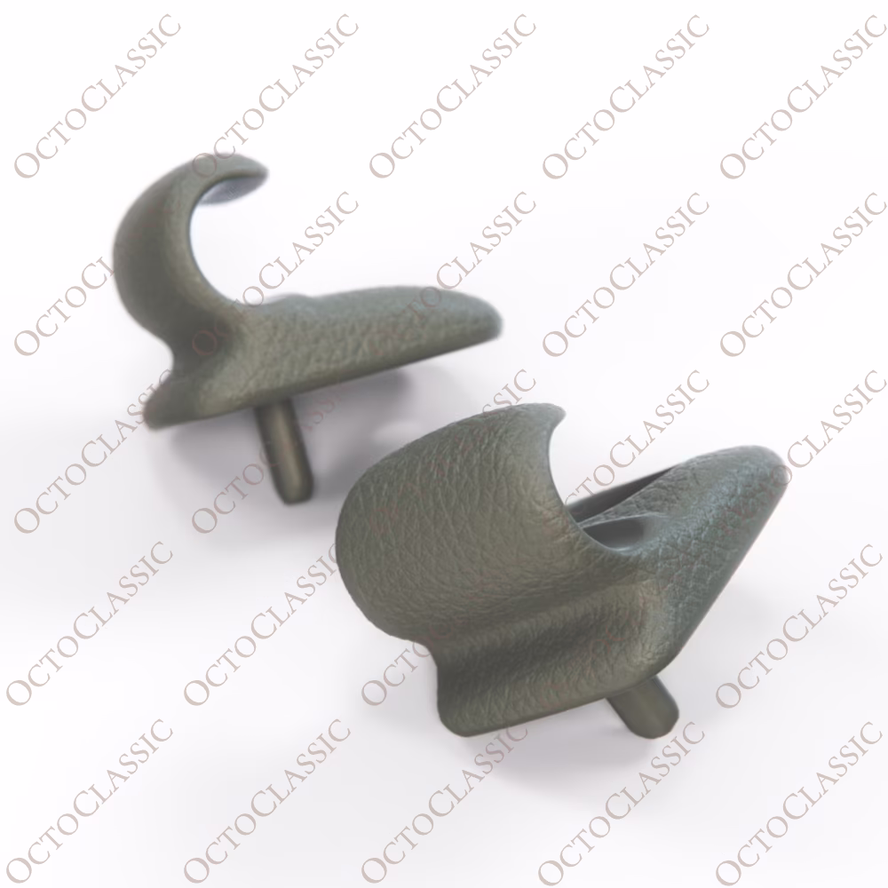 Nissan S13 Silvia Bluebird Laurel 180SX 200SX 240SX Sun Visor Hook Clip Set Of 2 Black Or Gray 96409-58E02 / 96409-50Y03
