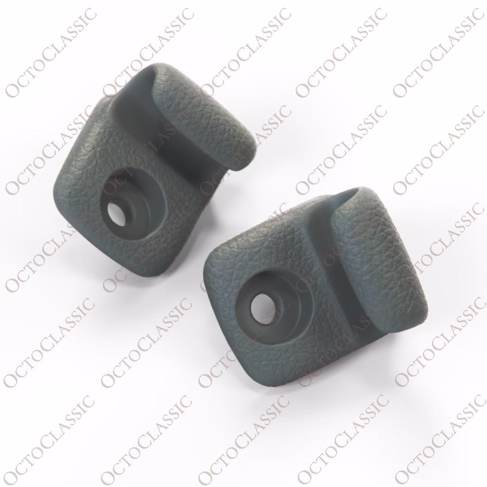 Nissan S13 Silvia Bluebird Laurel 180SX 200SX 240SX Sun Visor Hook Clip Set Of 2 Black Or Gray 96409-58E02 / 96409-50Y03