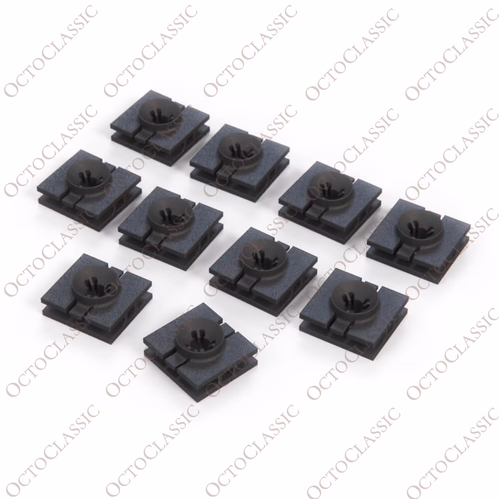 Smart Fortwo 451 Side Sill Square Retaining Clips Set Of 10 Black A0009912098