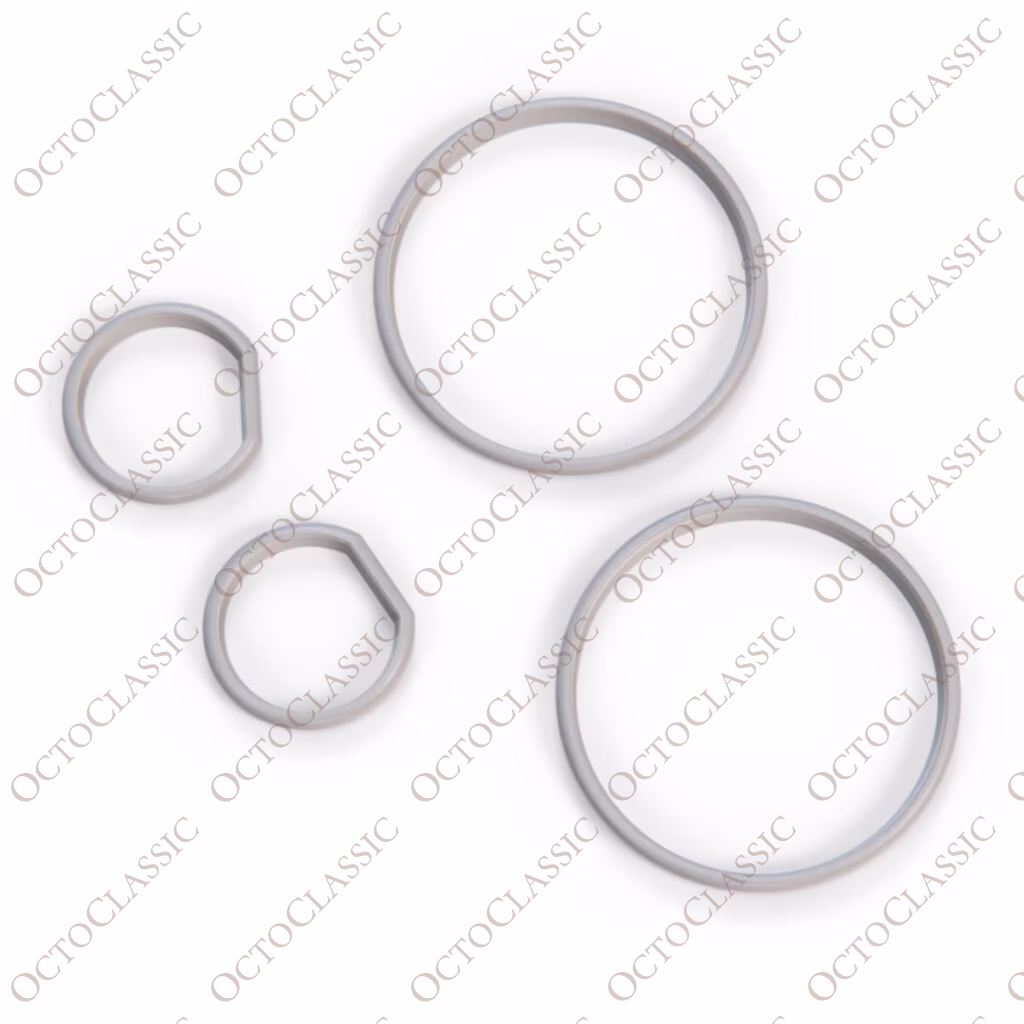 Juego de anillos para indicadores de cuadrante de tablero de instrumentos BMW E32 E34 en negro o con imprimación
