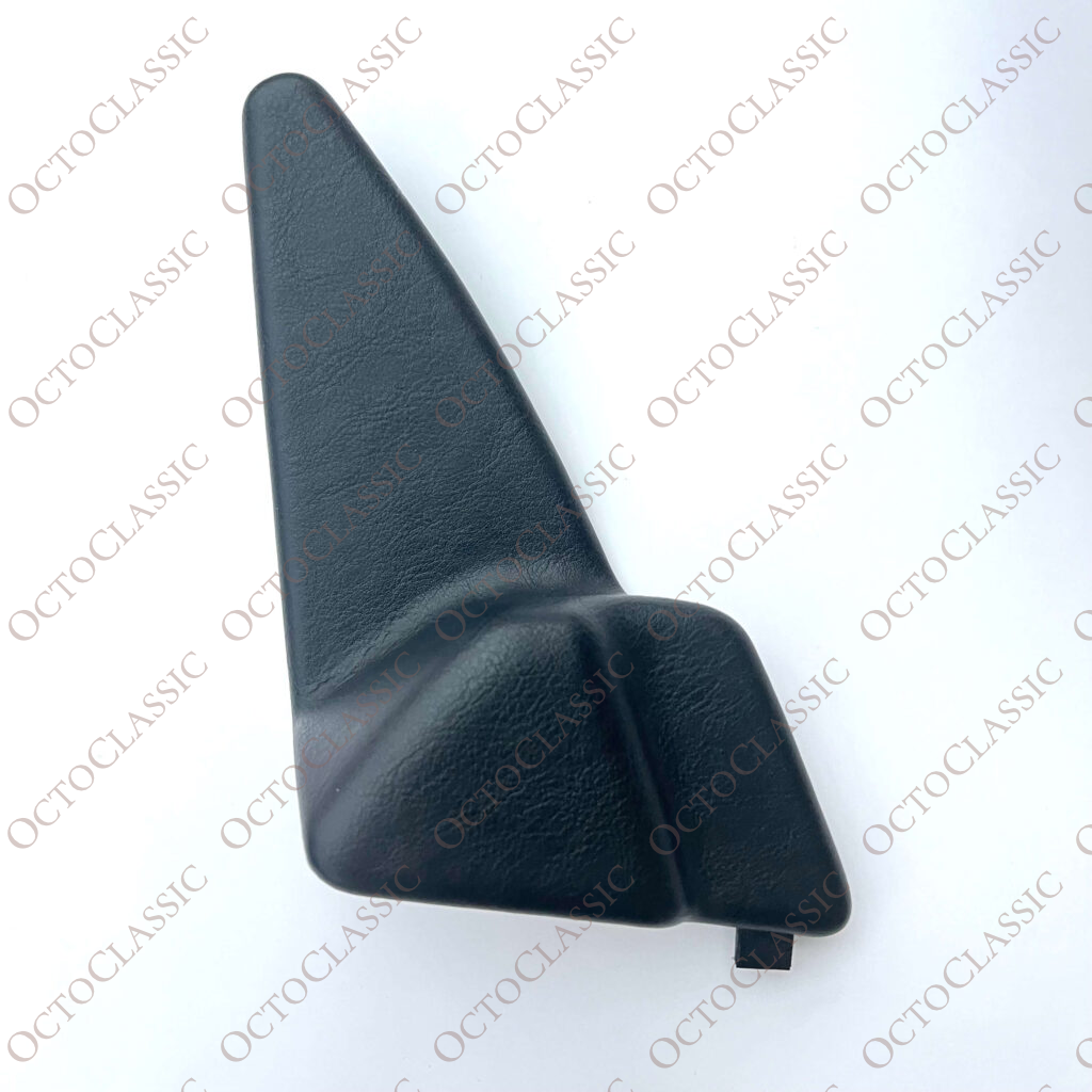 W124 Door Interior Mirror Cover Trim With Faux Leather Left Or Right Black A1247251711 / A1247251811