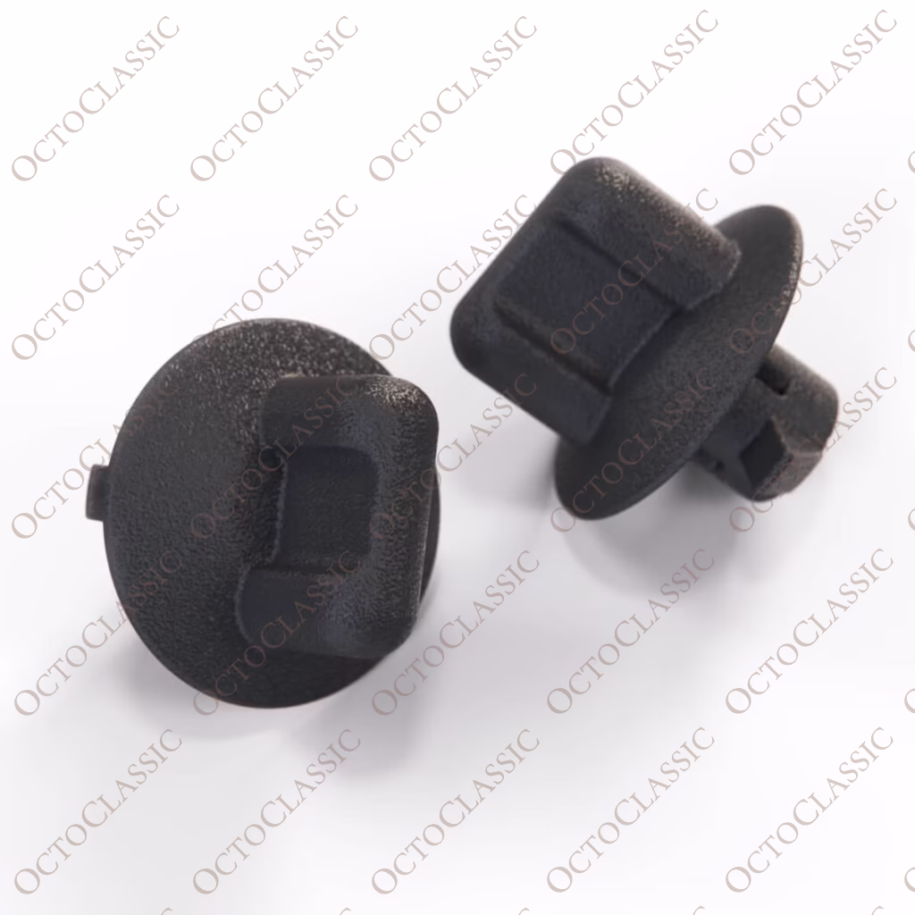 Mazda RX7 Rear Cargo Plastic Carpet Hold Downs Set di 2 Nero