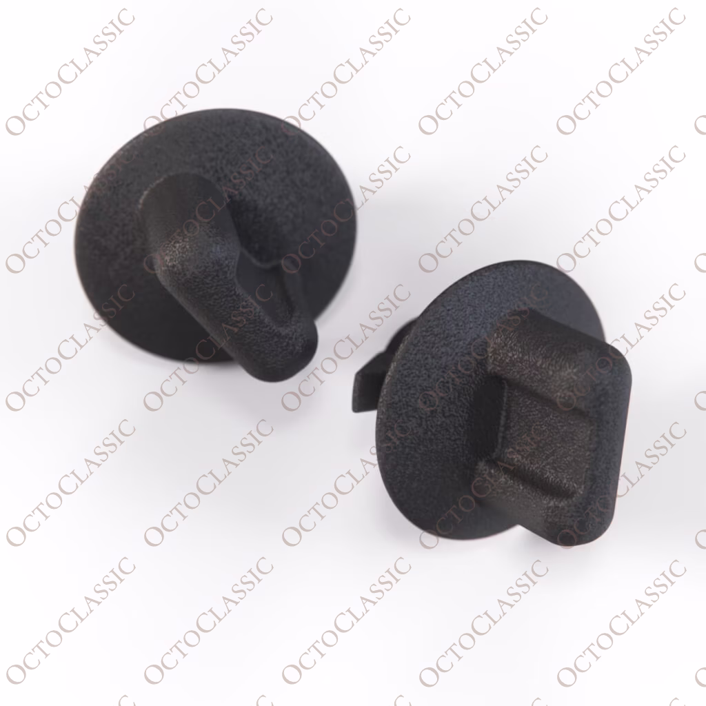 Mazda RX7 Rear Cargo Plastic Carpet Hold Downs Set di 2 Nero