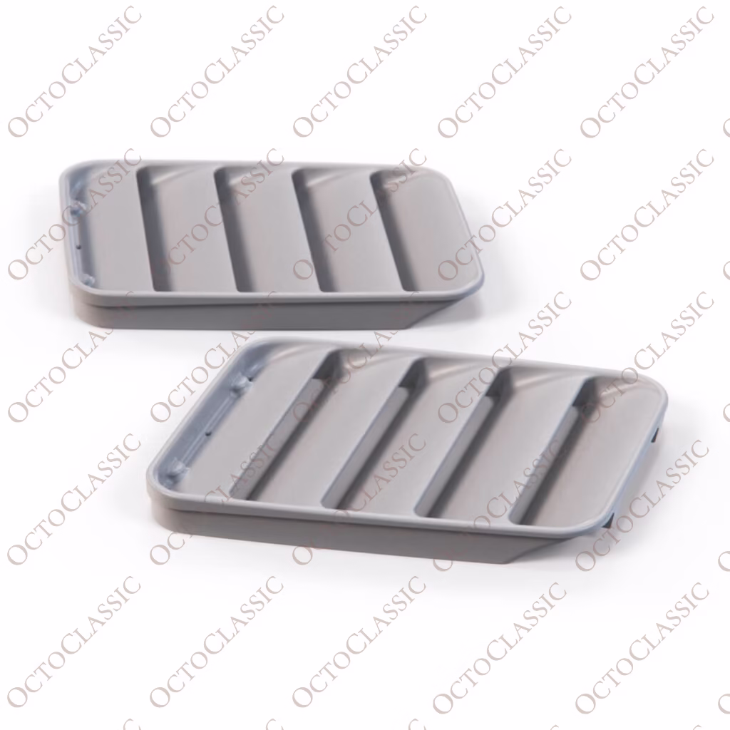 Ford Sierra Cosworth MK1 Osłona otworów wentylacyjnych maski para zagruntowana wysokość 25 mm 1661742 i 1661743