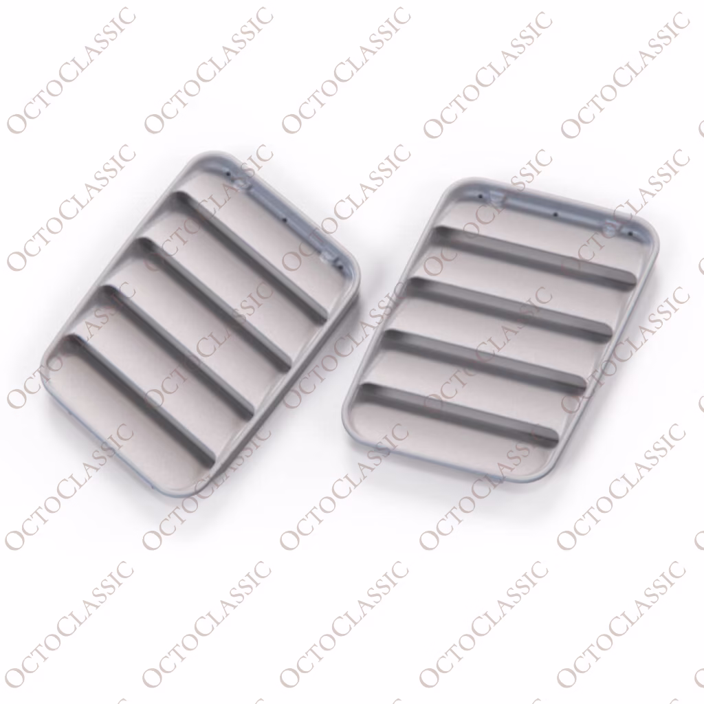 Ford Sierra Cosworth MK1 Osłona otworów wentylacyjnych maski para zagruntowana wysokość 25 mm 1661742 i 1661743