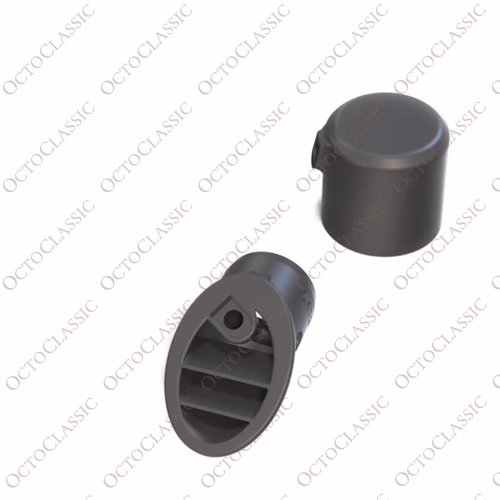 Subaru Impreza WRX STI Soporte para manómetro individual de ventilación de descongelación izquierdo o derecho negro