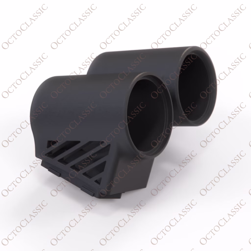 Skoda Fabia 1 Double Gauge Pod 52mm Left Vent LHD Nero