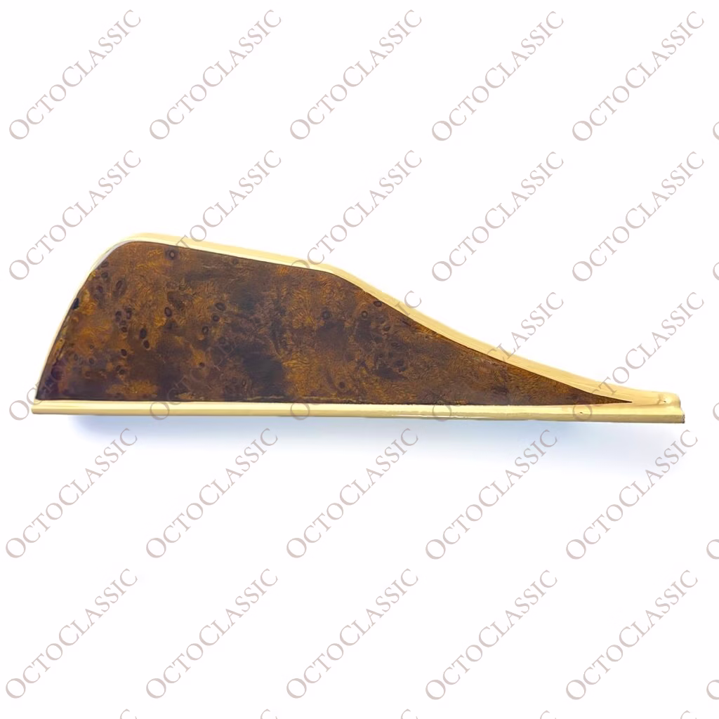 C126 Custom Seat Belt Side Cover Wood And Interior Color (Mercedes W126 coupe 1266920922, 1266921022 )