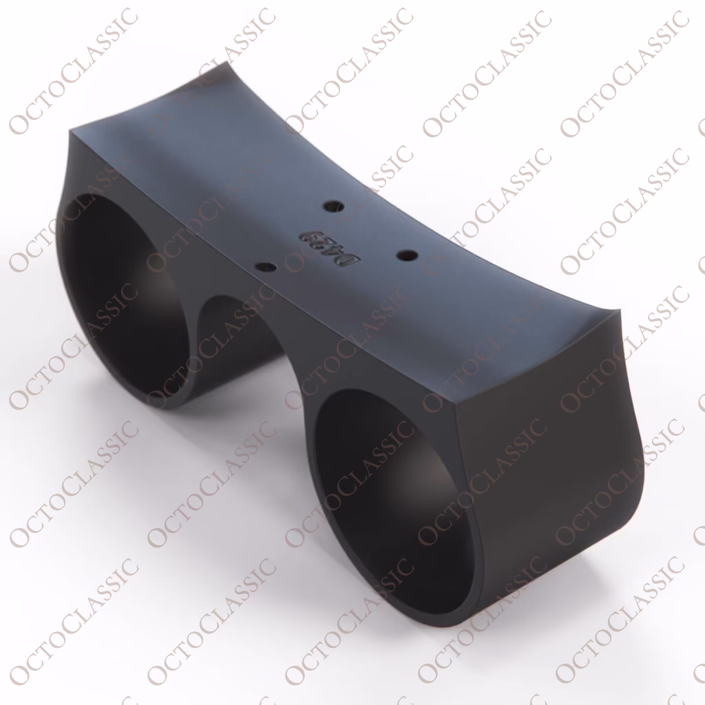 VW Golf Bora Jetta MK4 Double Gauge Pod 52mm Columna de dirección Negro 1J0858565F