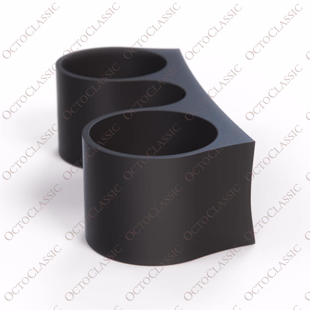 VW Golf Bora Jetta MK4 Double Gauge Pod 52mm Columna de dirección Negro 1J0858565F