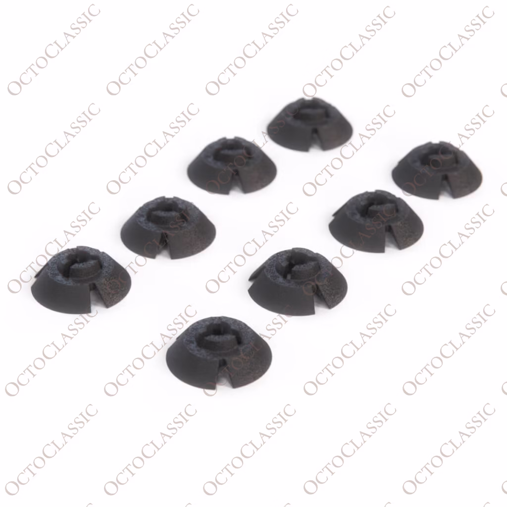 Fiat 124 Sport Coupe Hood Grille Clip Set Of 8 Black