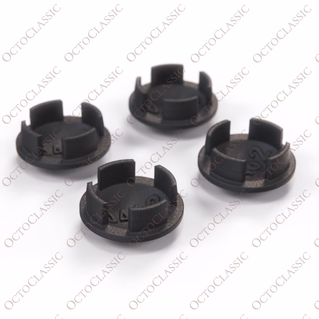 Fiat 124 Spider Sport Coupe Coperture Cerniere Sedili Anteriori Set di 4 Nero 1905383 / 1905384 / 1905385 / 1905386