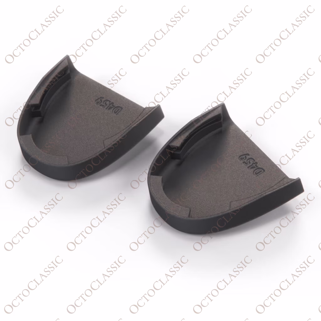 Fiat 124 Spider Sport Coupe Copertura Ancoraggio Cintura di Sicurezza Set di 2 Nero