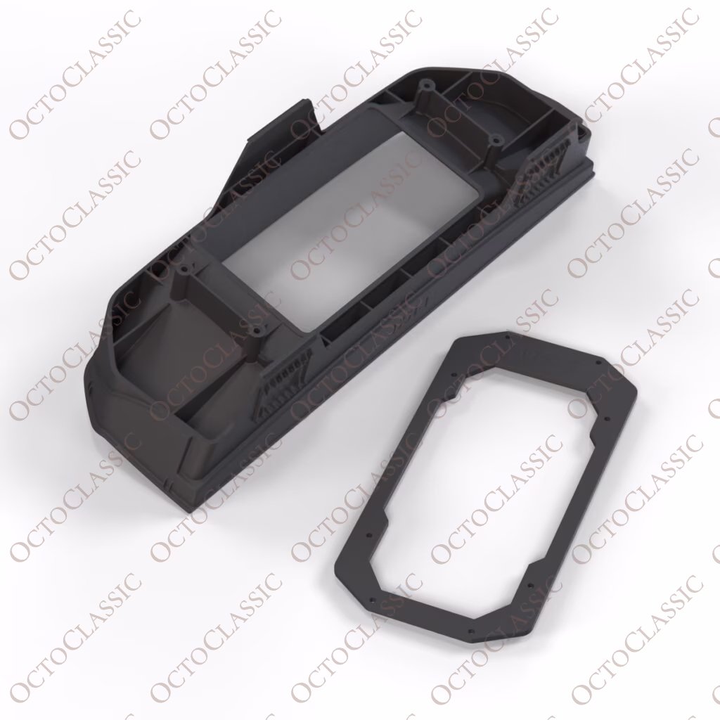 Mercedes W201 190 Rama montażowa PowerTune Digital Dash V5 (Opcjonalne GPS) Czarna A2015430523/A0005423356/A0005423956