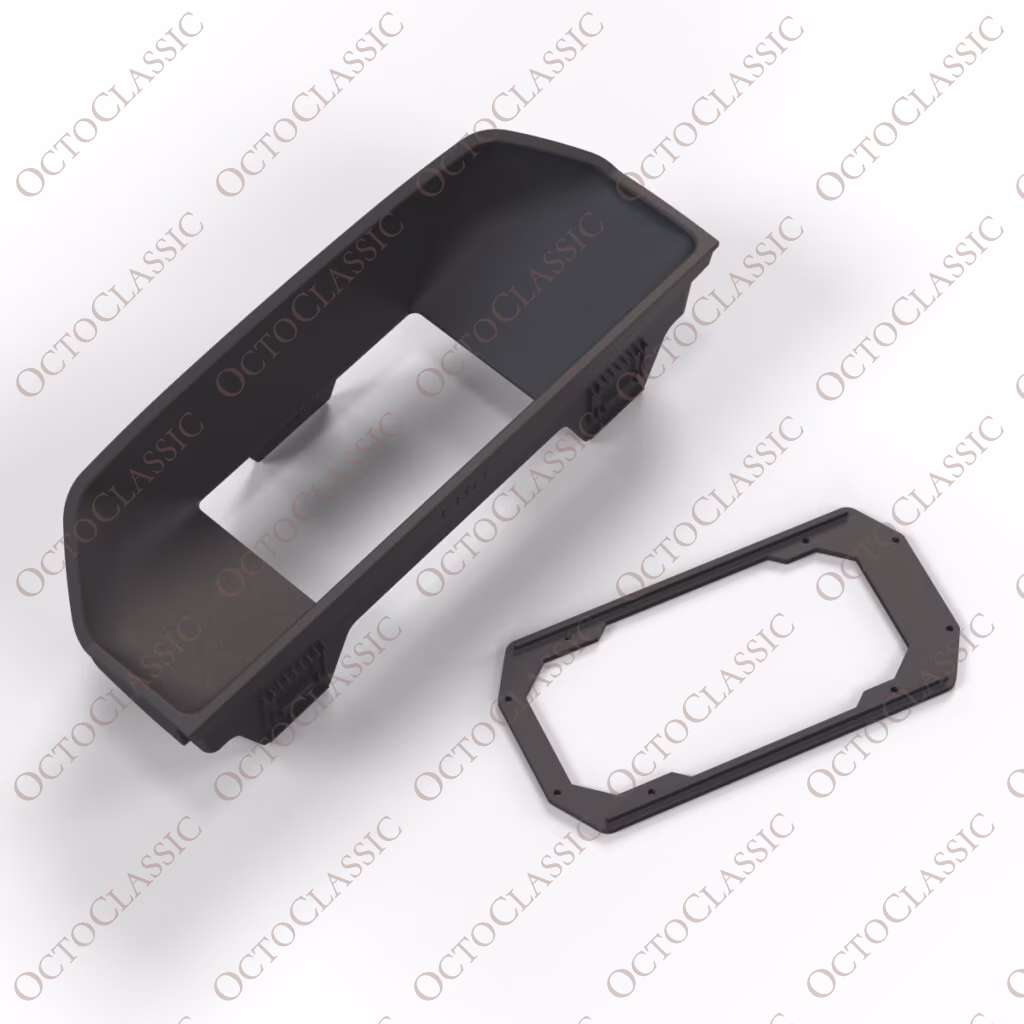 Mercedes W201 190 Rama montażowa PowerTune Digital Dash V5 (Opcjonalne GPS) Czarna A2015430523/A0005423356/A0005423956
