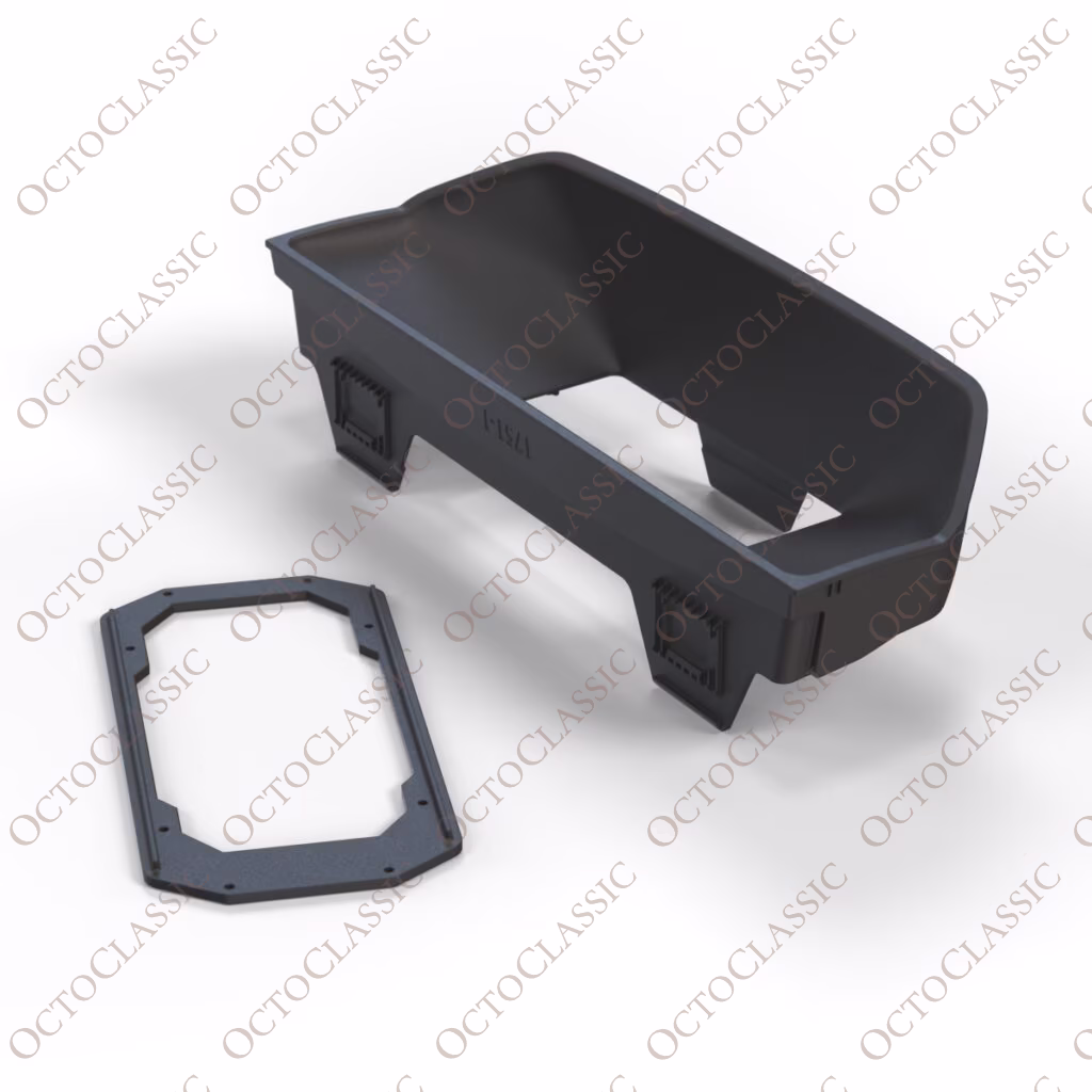 Mercedes W201 190 Rama montażowa PowerTune Digital Dash V5 (Opcjonalne GPS) Czarna A2015430523/A0005423356/A0005423956