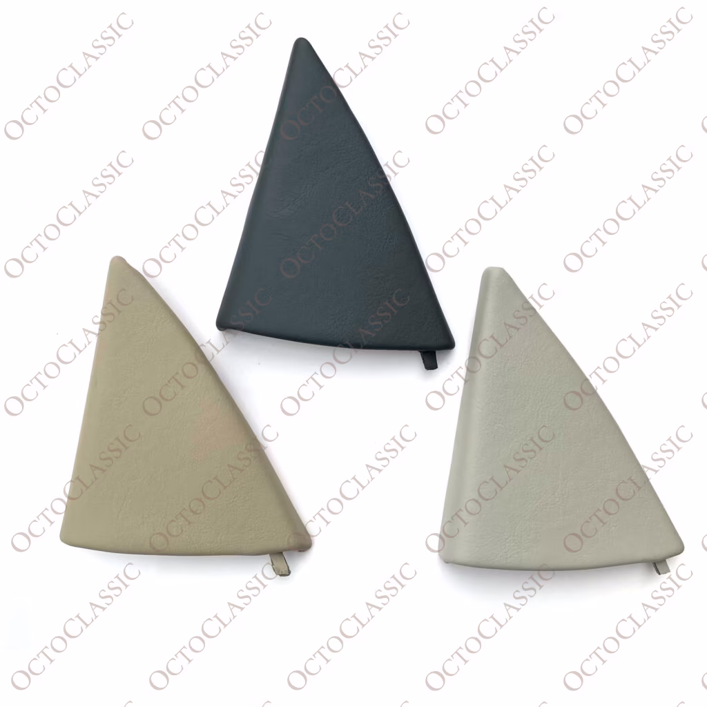 Mercedes R129 Pre Lift Cubierta Triangular del Espejo Lateral con Cuero Sintético y Aislamiento Izquierda o Derecha Todos los Colores