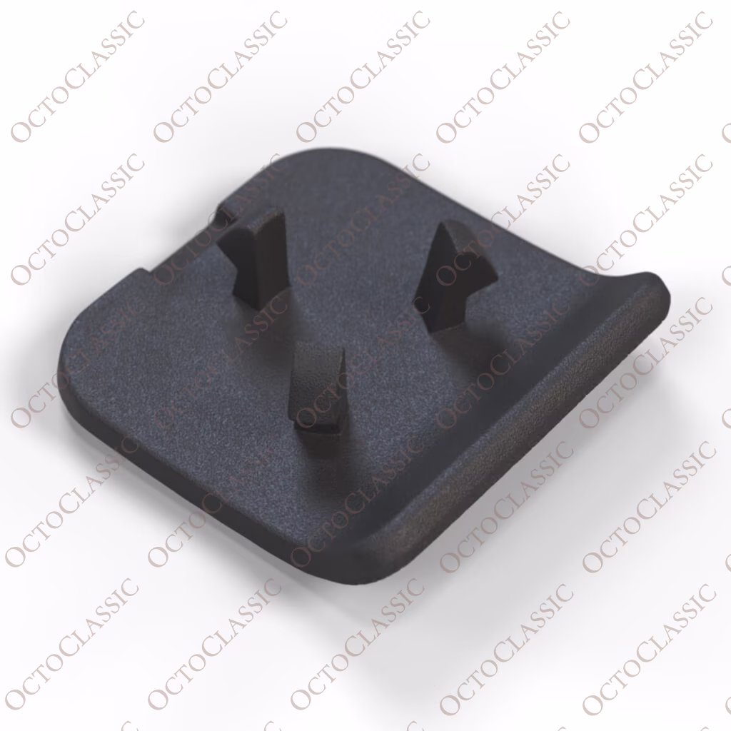 Porsche 944 951 Turbo hintere Stoßstange Abschlepphaken Abdeckung Schwarz 95150534600