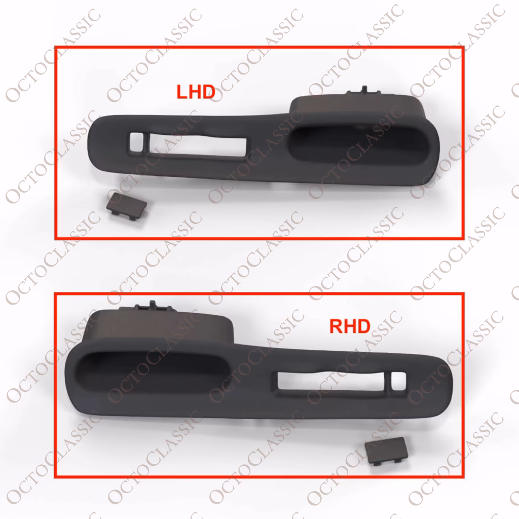Nissan 180SX 200SX 240SX Silvia S13 Pannello di Controllo Alzacristalli Lato Guida LHD o RHD Nero 80961-40F00 / 80960-40F00