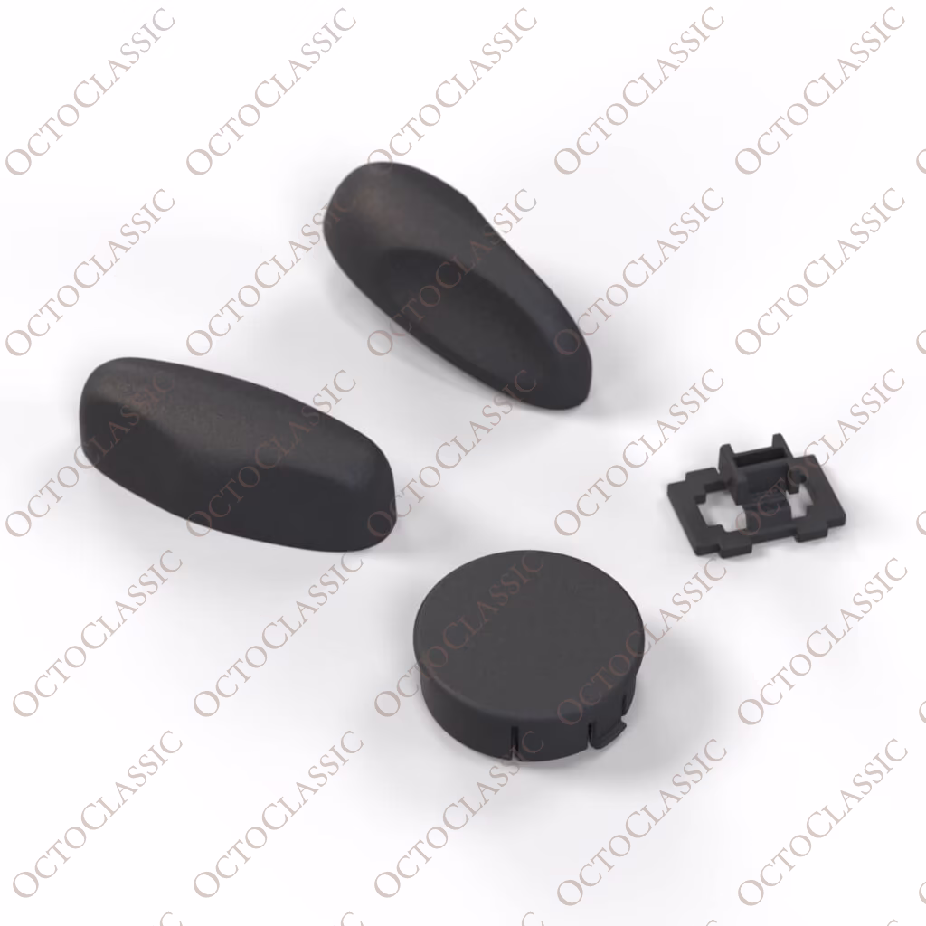 Porsche 911 996 Boxster 986 Manopole Regolazione Sedile Elettrico Set di 3 Nero 98652162700
