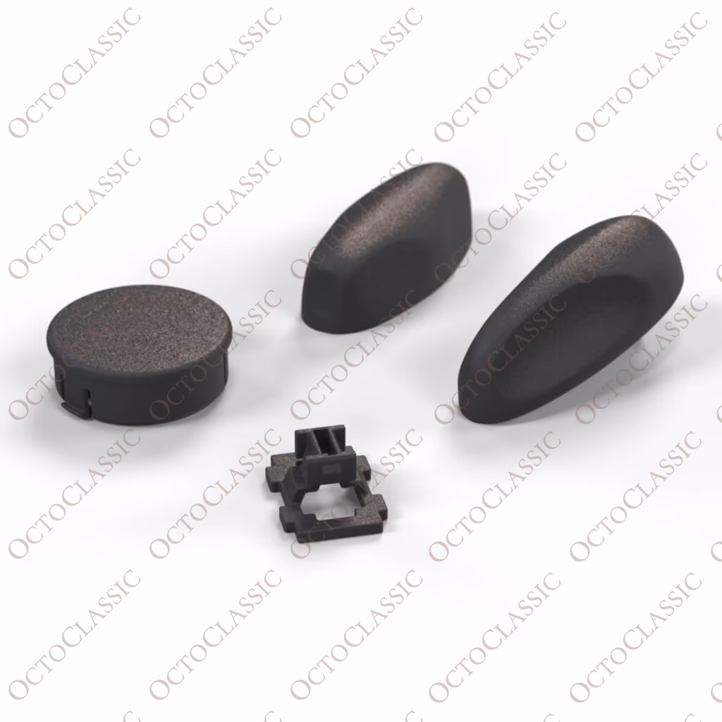 Porsche 911 996 Boxster 986 Manopole Regolazione Sedile Elettrico Set di 3 Nero 98652162700