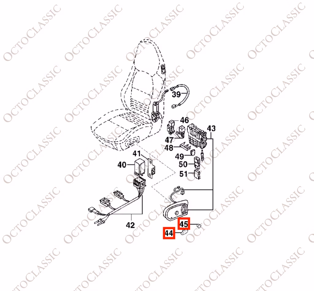 Porsche 911 996 Boxster 986 Manopole Regolazione Sedile Elettrico Set di 3 Nero 98652162700