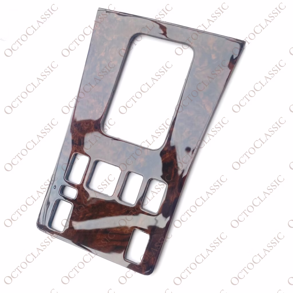 Mercedes W126 C126 SEC Cubierta de Consola Central Todas las Versiones Zebrano / Nogal A1266806575