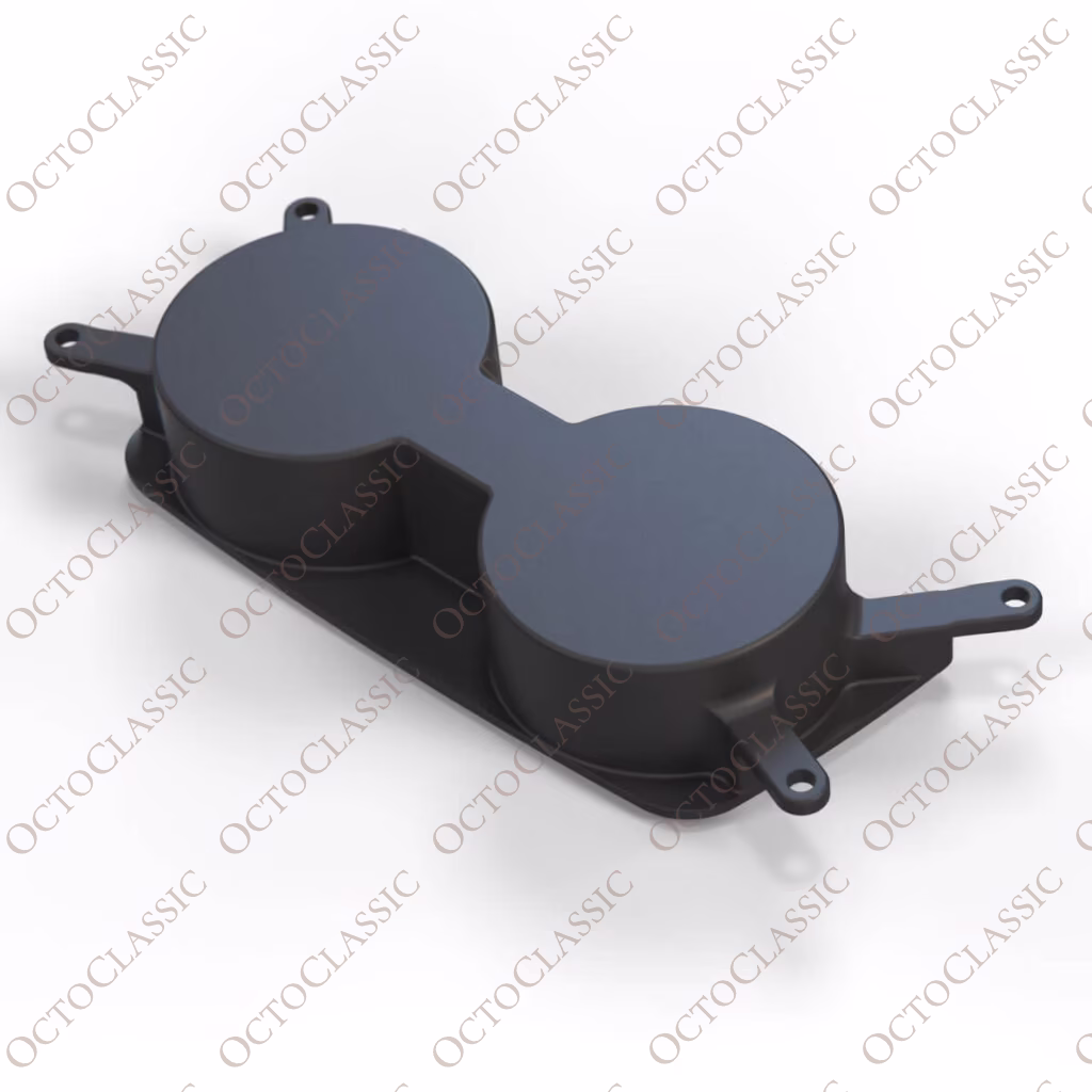 BMW E90 E91 E92 E93 Double Cupholder Ashtray Delete Replacement Black 51167078571
