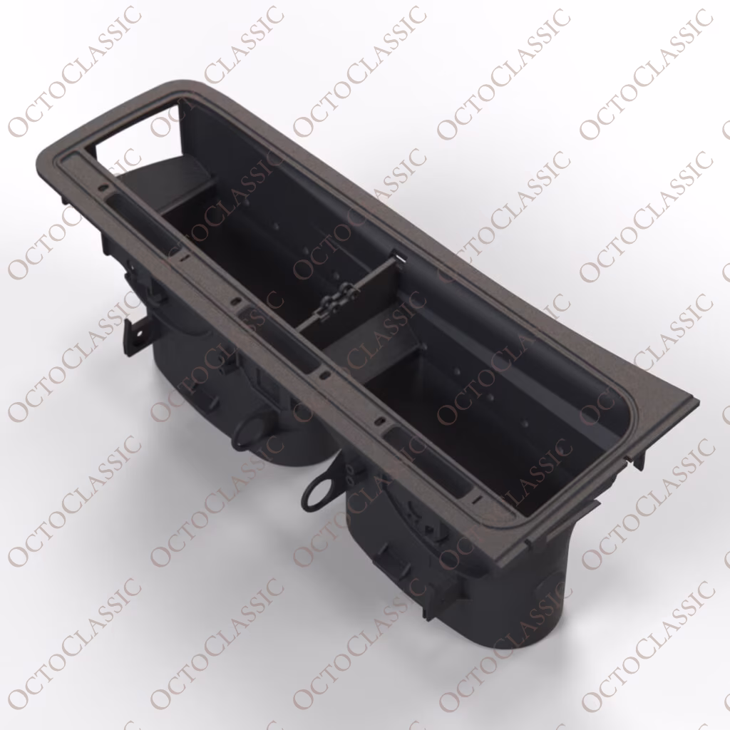 BMW E31 Deska rozdzielcza, kratka nawiewu powietrza, LHD lub RHD, czarna 64221383084 / 64221383087