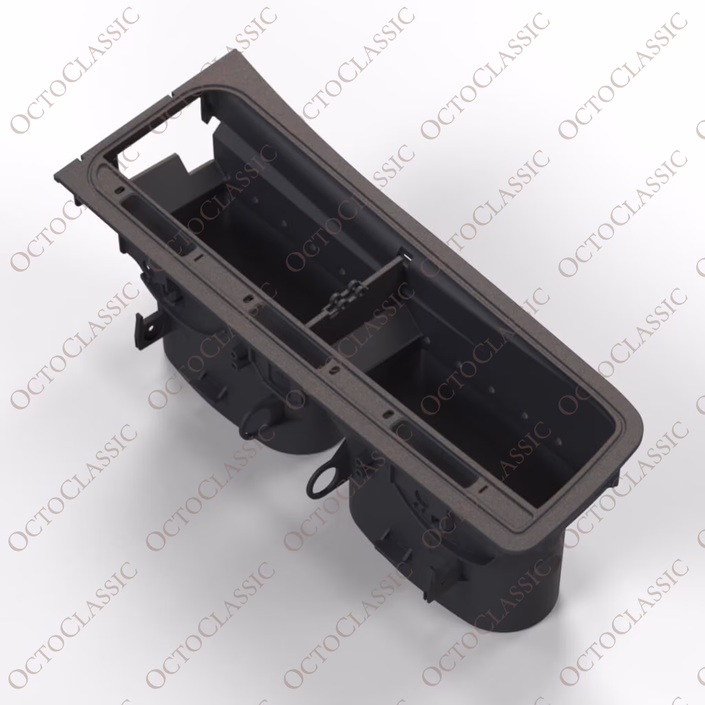 BMW E31 Deska rozdzielcza, kratka nawiewu powietrza, LHD lub RHD, czarna 64221383084 / 64221383087