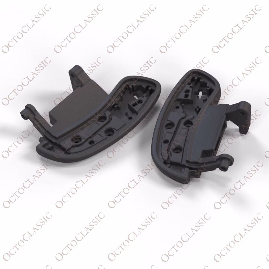 BMW M5 M6 E60 E61 E63 E64 Steering Wheel SMG Paddle Shifter Rocker Type Set Left And Right Black 61317840985 / 61317840986