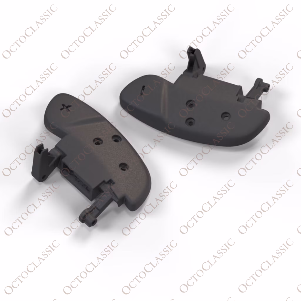 BMW M5 M6 E60 E61 E63 E64 Steering Wheel SMG Paddle Shifter Rocker Type Set Left And Right Black 61317840985 / 61317840986