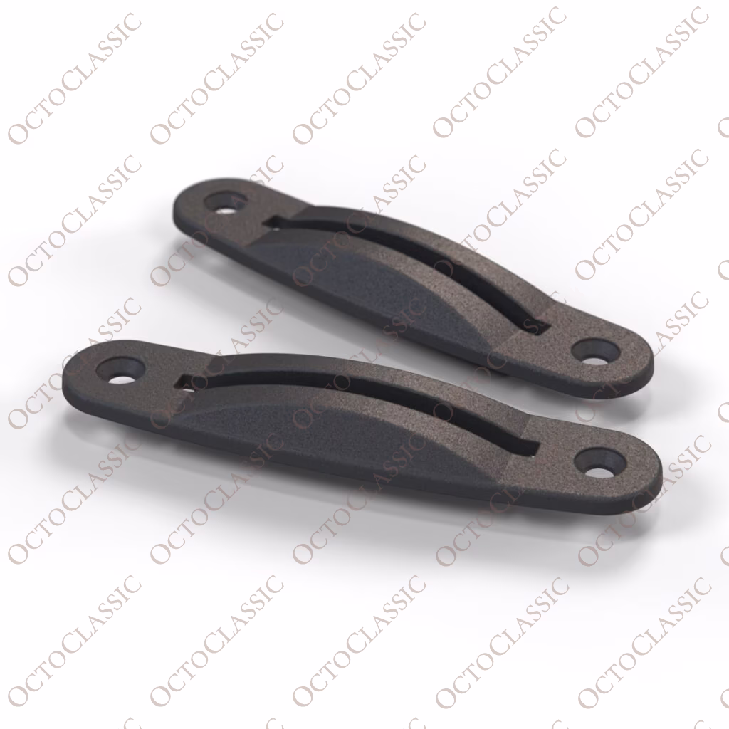 BMW 2002 E24 E21 Cubierta de Palanca de Asiento Delantero Juego de 2 Negro 52101844588