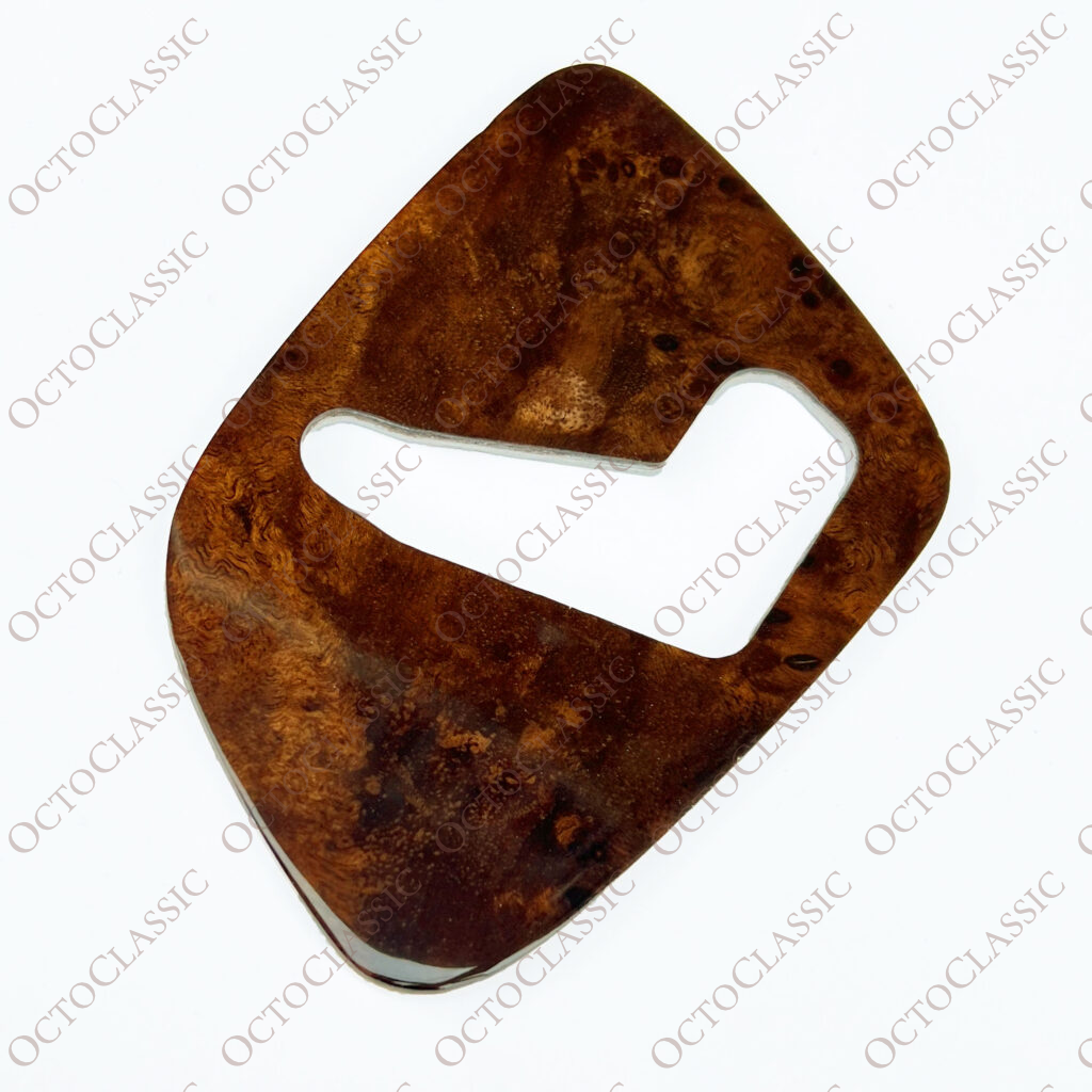 thumbnail image 2 of Triangle Fittings For Mercedes W201 – Zebrano Wood – 1 Hole & 2 Hole Options 2 of 6