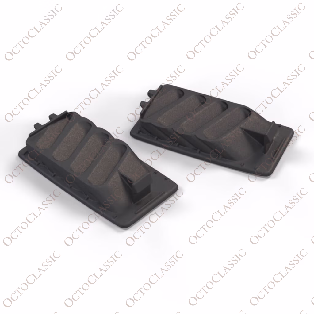 Volkswagen Corrado Dashboard Air Defrost Vent Grille Set Of 2 Black 535819751 / 535819752
