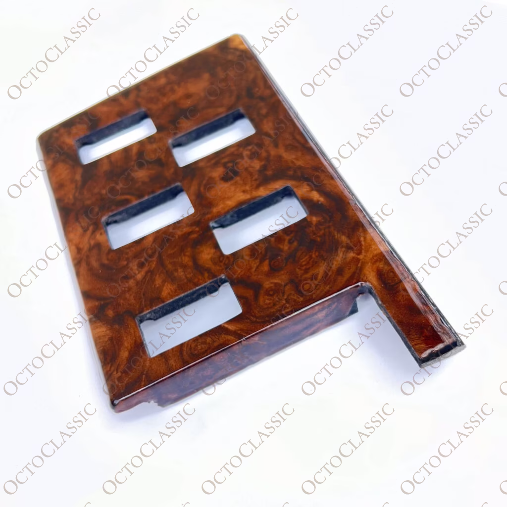 Range Rover Classic Center Console Switch Plate Surround Button Wood Trim LHD Or RHD Walnut / Zebrano