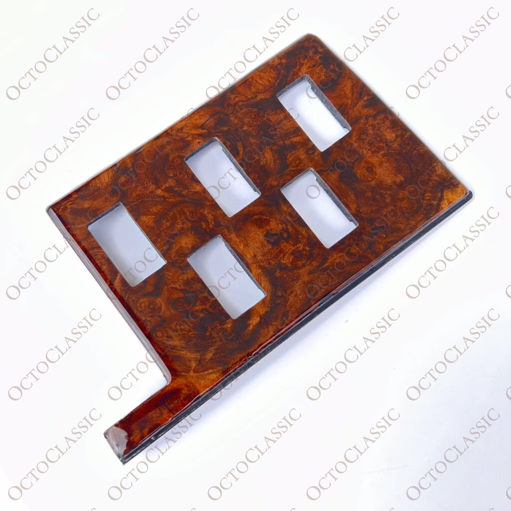 Range Rover Classic Center Console Switch Plate Surround Button Wood Trim LHD Or RHD Walnut / Zebrano