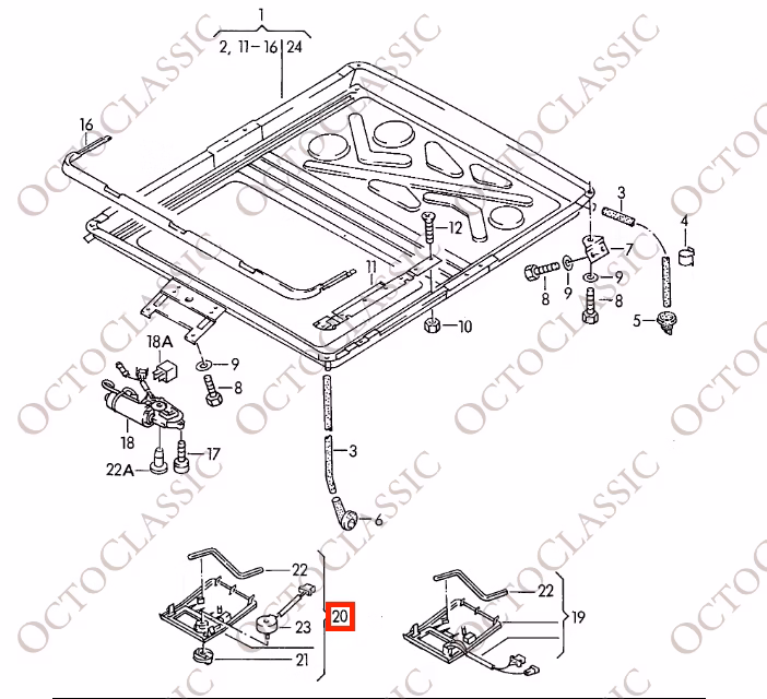 Audi 100 S4 A6 S6 Plus Coupe Schiebedach Panel Dachleuchte Blende Alle Farben 895877829A